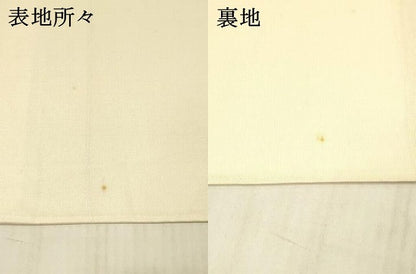 平和屋着物＊夏物 太鼓柄袋帯 刺繍 露草文 金銀糸 正絹 逸品 DAAX5595cm