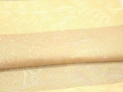平和屋着物＊夏物 織物一筋名門 織悦 全通柄 本袋帯 鳳凰草花文 金糸 正絹 逸品 DAAX5603cm