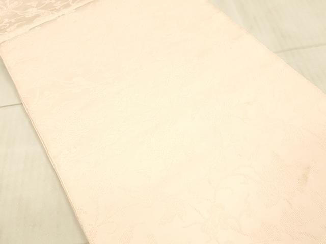 平和屋着物●六通柄袋帯　つづれ織　花唐草文　虹色　正絹　逸品　DAAX5630cm