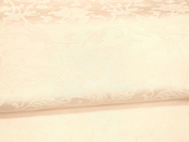 平和屋着物●六通柄袋帯　つづれ織　花唐草文　虹色　正絹　逸品　DAAX5630cm