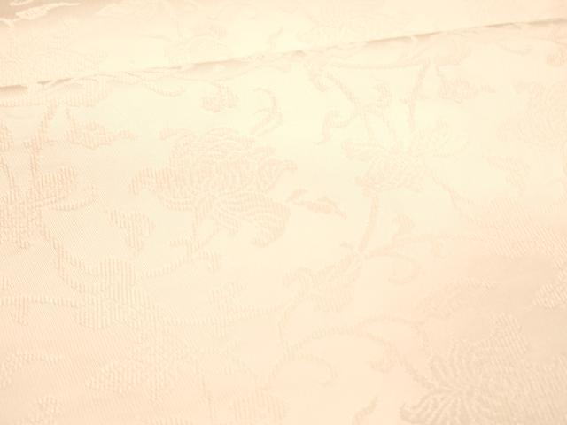 平和屋着物●六通柄袋帯　つづれ織　花唐草文　虹色　正絹　逸品　DAAX5630cm