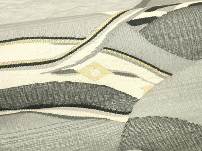 平和屋着物＊夏物 太鼓柄袋帯 抽象文様 金糸 正絹 逸品 DAAX5646cm