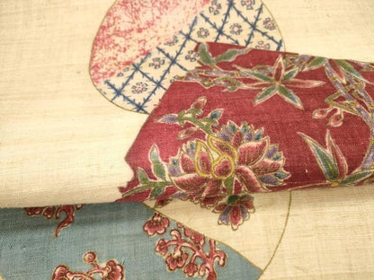 平和屋着物●九寸名古屋帯　草花文　金彩　DAAX5658cm