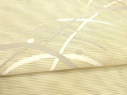 平和屋着物＊夏物 絽綴れ 太鼓柄袋帯 流水露芝文 正絹 逸品 DAAX5678cm