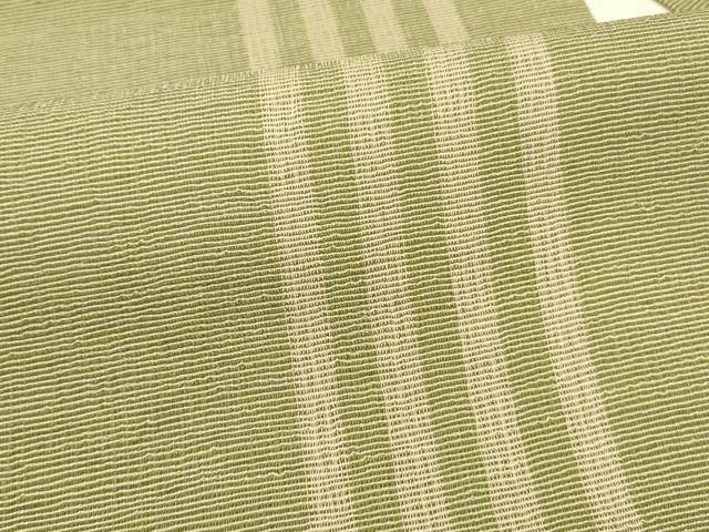 平和屋着物＊夏物 九寸名古屋帯 間道 正絹 逸品 DAAX5685cm