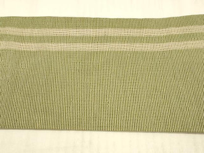 平和屋着物＊夏物 九寸名古屋帯 間道 正絹 逸品 DAAX5685cm