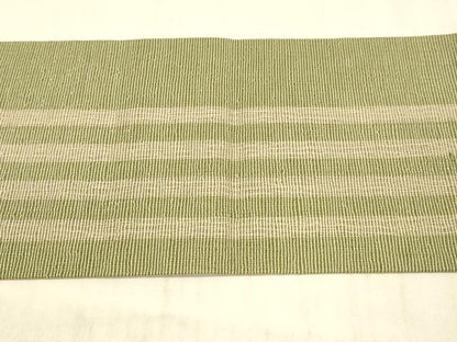平和屋着物＊夏物 九寸名古屋帯 間道 正絹 逸品 DAAX5685cm