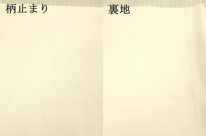 平和屋着物＊夏物 六通柄袋帯 草花文 金銀糸 正絹 逸品 DAAX5693cm