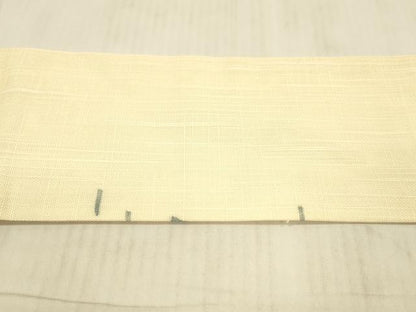 平和屋着物＊夏物 九寸名古屋帯 本ろう纈染 手描き 抽象文様 麻 逸品 DAAX5699cm