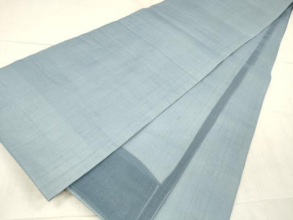 平和屋着物＊夏物 絹芭蕉 太鼓柄袋帯 草葉文 蛍 銀糸 正絹 逸品 DAAX5701cm