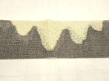 平和屋着物＊夏物 つけ帯 抽象文様 三越扱い 正絹 逸品 DAAX5706cm