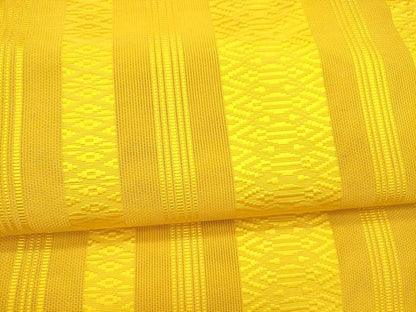 平和屋着物＊夏物 本場筑前博多織 八寸名古屋帯 紗献上 山吹色 正絹 逸品 DAAX5714cm