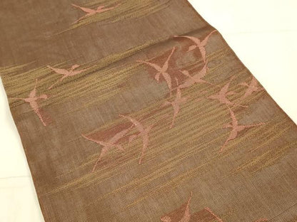 平和屋着物＊夏物 六通柄 本袋帯 飛鳥文 正絹 逸品 DAAX5719cm