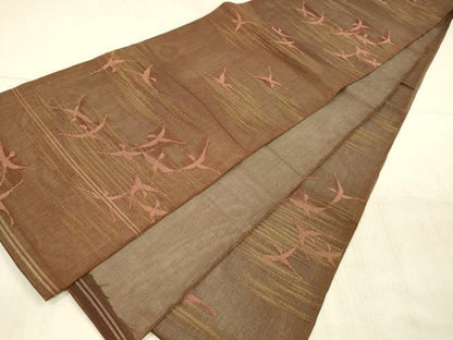 平和屋着物＊夏物 六通柄 本袋帯 飛鳥文 正絹 逸品 DAAX5719cm