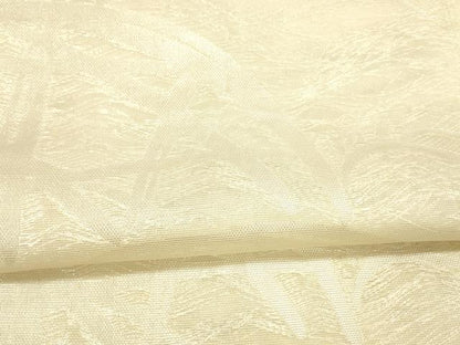 平和屋着物＊夏物 全通柄袋帯 流水籬文 銀糸 正絹 逸品 DAAX5721cm