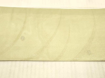 平和屋着物＊夏物 九寸名古屋帯 露草文 金銀糸 正絹 逸品 DAAX5729cm