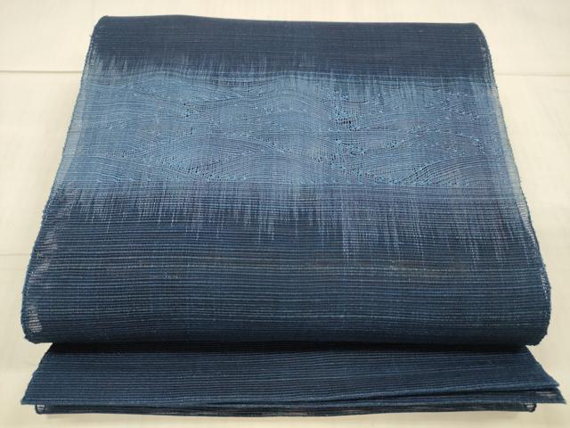 平和屋着物＊夏物 八寸名古屋帯 流水文 正絹 逸品 DAAX5733cm