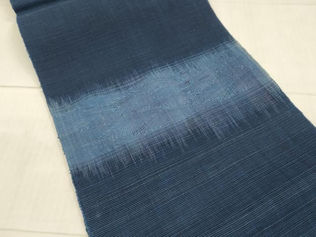 平和屋着物＊夏物 八寸名古屋帯 流水文 正絹 逸品 DAAX5733cm