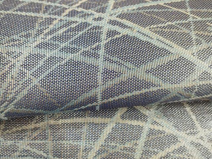 平和屋着物＊夏物 八寸名古屋帯 草葉文 銀糸 正絹 逸品 DAAX5734cm