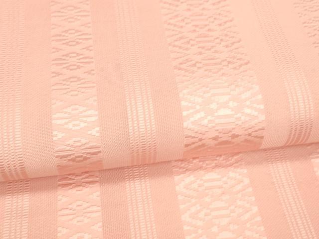 平和屋着物＊夏物 本場筑前博多織 八寸名古屋帯 紗献上 紅梅色 正絹 逸品 DAAX5741cm