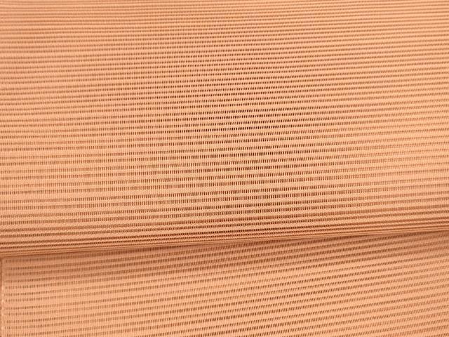平和屋着物＊夏物 絽綴れ 八寸名古屋帯 甚三紅色 正絹 逸品 DAAX5745cm