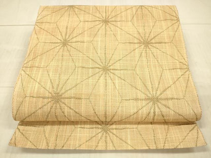 平和屋着物＊夏物 八寸名古屋帯 麻の葉文様 DAAX5751cm