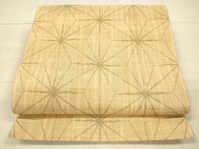 平和屋着物＊夏物 八寸名古屋帯 麻の葉文様 DAAX5751cm