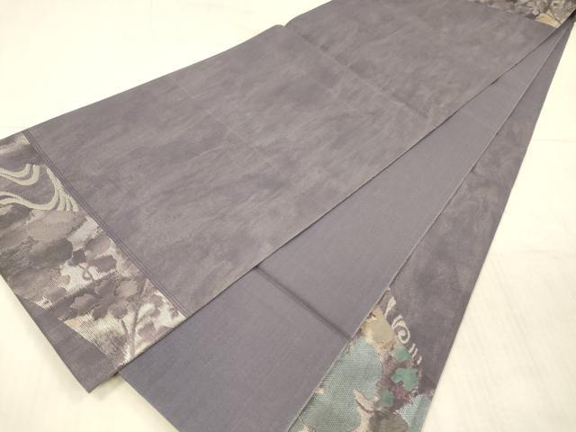 平和屋着物＊夏物　太鼓柄袋帯　流水蔦の葉文　金銀糸　引箔　ゑり善扱い　たとう紙付き　正絹　逸品　DAAX5752cm