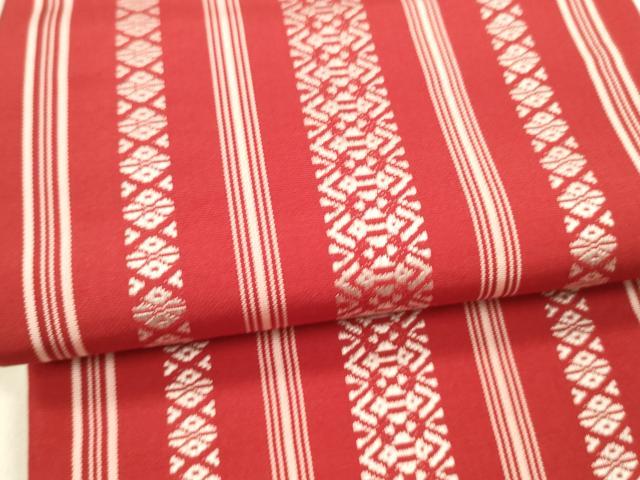 平和屋着物●本場筑前博多織 半幅帯 献上 証紙付き 正絹 逸品 DAAX5787cm