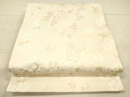 平和屋着物●全通柄袋帯 井筒工芸謹製 花柳流 金糸 正絹 逸品 DAAX5792cm