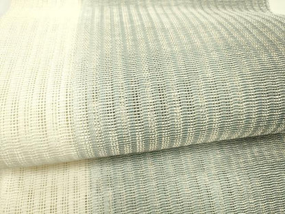 平和屋着物＊夏物　八寸名古屋帯　霞文　正絹　逸品　DAAX5882cm