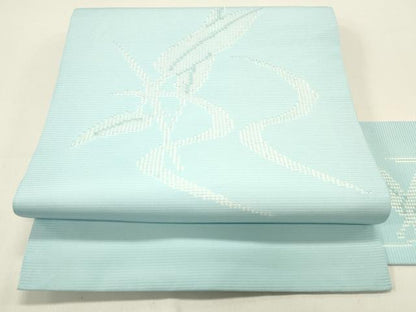 平和屋着物＊夏物 九寸名古屋帯 流水草葉文 DAAX5883cm