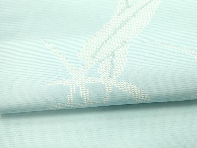 平和屋着物＊夏物 九寸名古屋帯 流水草葉文 DAAX5883cm