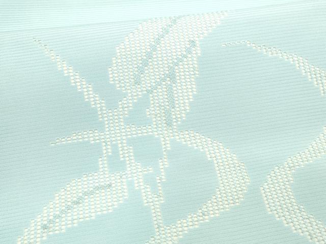 平和屋着物＊夏物 九寸名古屋帯 流水草葉文 DAAX5883cm