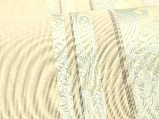 平和屋着物＊夏物　九寸名古屋帯　流水文　DAAX5884cm