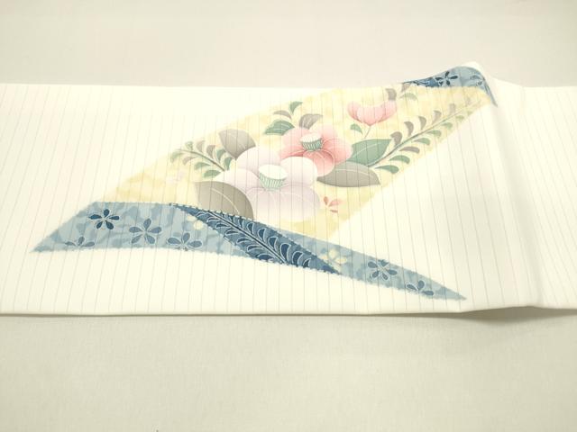 平和屋着物＊夏物 九寸名古屋帯 草花文 DAAX5885cm