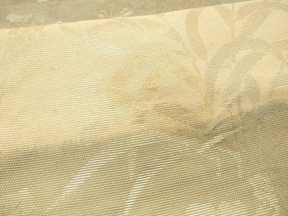 平和屋着物＊夏物 六通柄袋帯 草花文 金銀糸 正絹 逸品 DAAX5886cm