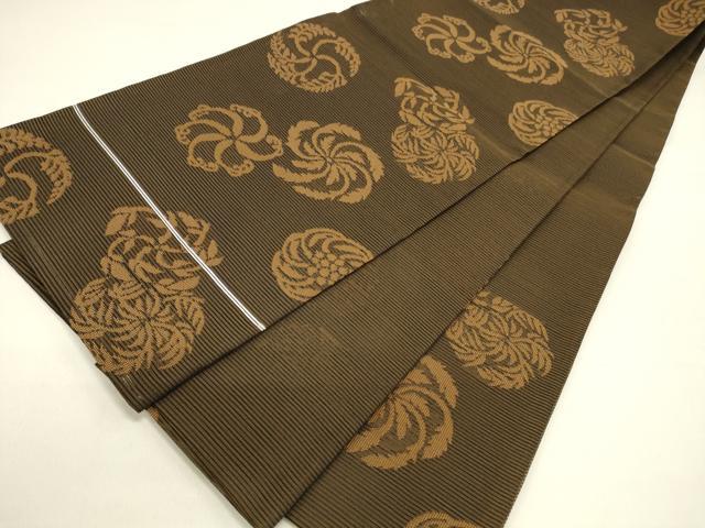 平和屋着物＊夏物 西陣 川島織物 六通柄 京袋帯 草花文 正絹 逸品 DAAX5887cm
