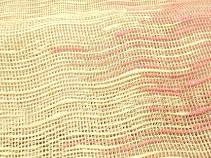 平和屋着物＊夏物 八寸名古屋帯 よろけ縞 正絹 逸品 DAAX5898cm