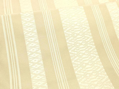 平和屋着物＊夏物 本場筑前博多織 八寸名古屋帯 紗献上 肌色 正絹 逸品 DAAX5899cm