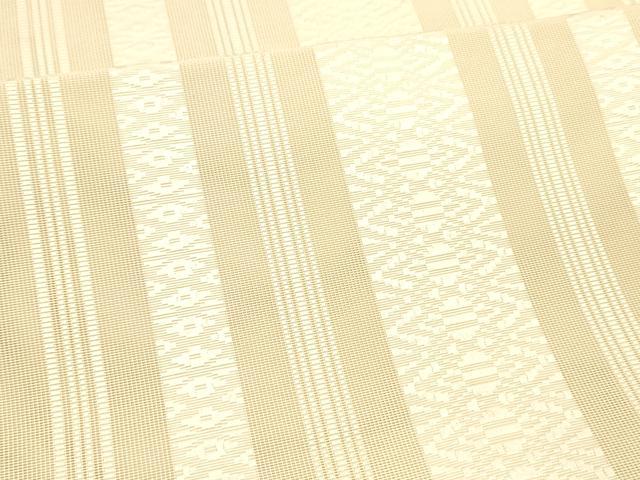 平和屋着物＊夏物 本場筑前博多織 八寸名古屋帯 紗献上 肌色 正絹 逸品 DAAX5899cm