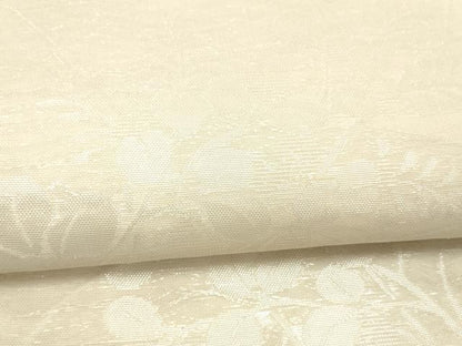 平和屋着物＊夏物 六通柄袋帯 草葉文 銀糸 正絹 逸品 DAAX5900cm