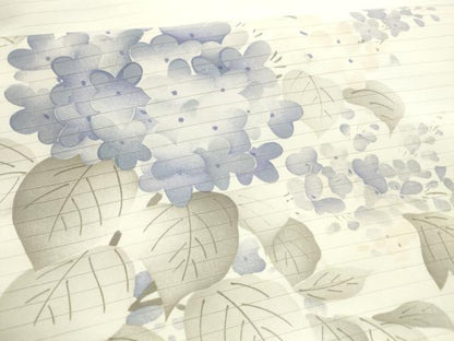 平和屋着物＊夏物 九寸名古屋帯 手描き 紫陽花 DAAX5909cm