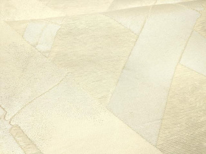 平和屋着物＊夏物 六通柄袋帯 竹垣 銀糸 正絹 逸品 DAAX5914cm
