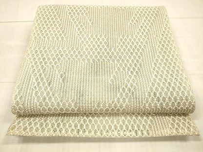 平和屋着物＊夏物 八寸名古屋帯 抽象文様 正絹 逸品 DAAX5916cm