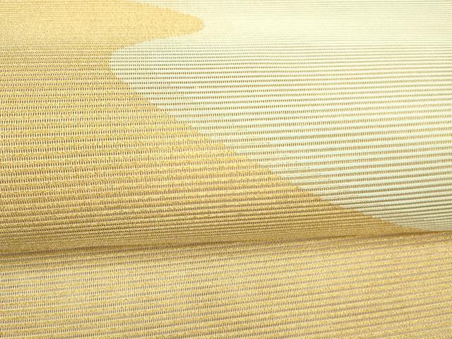 平和屋着物＊夏物 八寸名古屋帯 抽象文様 金糸 正絹 逸品 DAAX5927cm