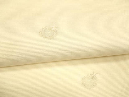 平和屋着物＊夏物　九寸名古屋帯　刺繍　舞花文　金銀糸　正絹　逸品　DAAX5930cm