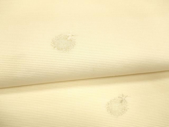 平和屋着物＊夏物　九寸名古屋帯　刺繍　舞花文　金銀糸　正絹　逸品　DAAX5930cm