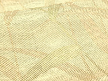 平和屋着物＊夏物 太鼓柄 京袋帯 草葉文 金糸 正絹 逸品 DAAX5943cm
