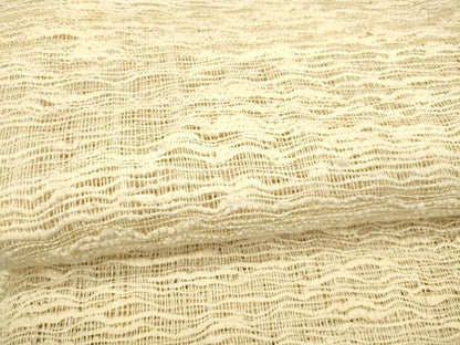 平和屋着物＊夏物 八寸名古屋帯 抽象文様 薄卵色 正絹 逸品 DAAX5945cm